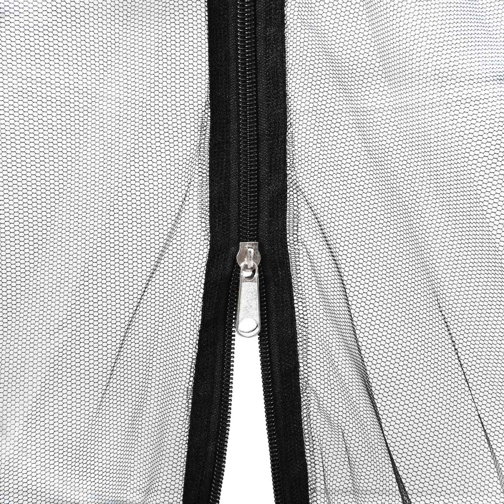 Produktbild för Trädgårdsmyggnät 156 Mesh Svart 3 x 4,5 x 2,5 m Polyester