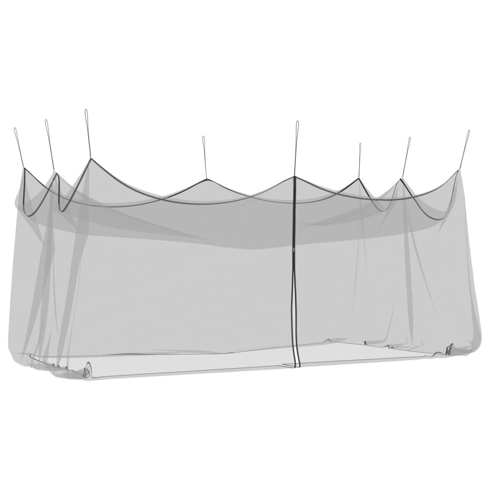 Produktbild för Trädgårdsmyggnät 156 Mesh Svart 3 x 6 x 2,5 m Polyester