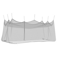 Produktbild för Trädgårdsmyggnät 156 Mesh Svart 3 x 6 x 2,5 m Polyester