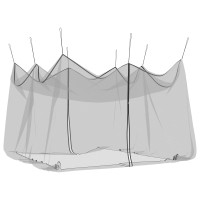 Produktbild för Trädgårdsmyggnät 156 Mesh Svart 4 x 4 x 2,5 m Polyester
