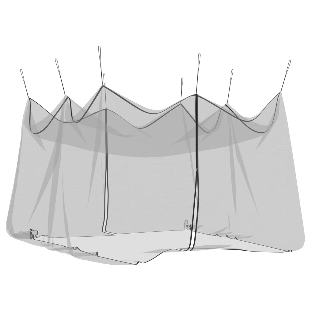 Produktbild för Trädgårdsmyggnät 156 Mesh Svart 4 x 4 x 2,5 m Polyester