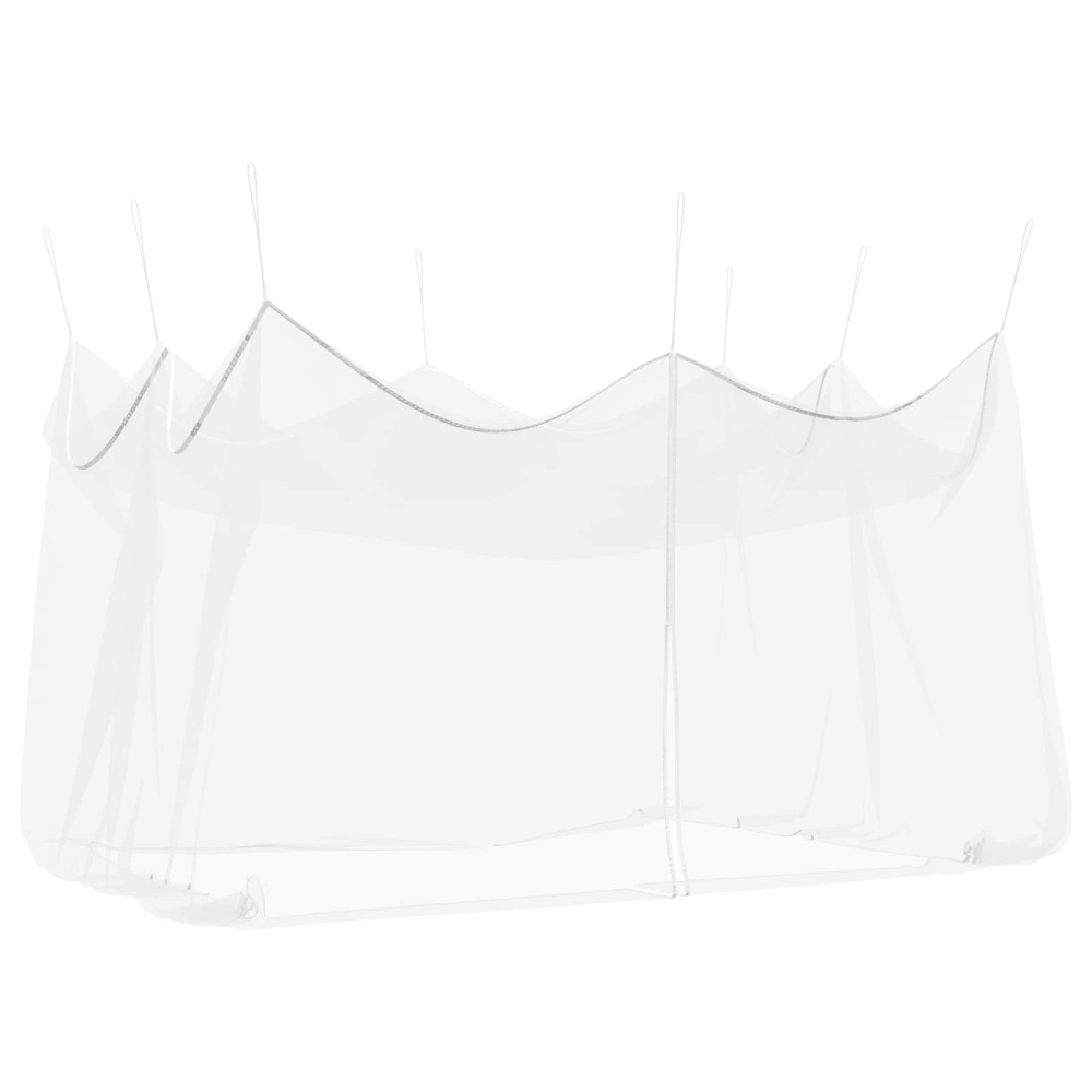 Produktbild för Trädgårdsmyggnät 156 Mesh Vit 3 x 4,5 x 2,5 m Polyester