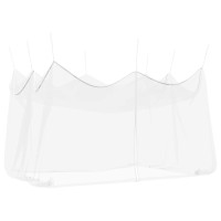 Produktbild för Trädgårdsmyggnät 156 Mesh Vit 3 x 4,5 x 2,5 m Polyester