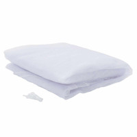 Produktbild för Trädgårdsmyggnät 156 Mesh Vit 3 x 4,5 x 2,5 m Polyester
