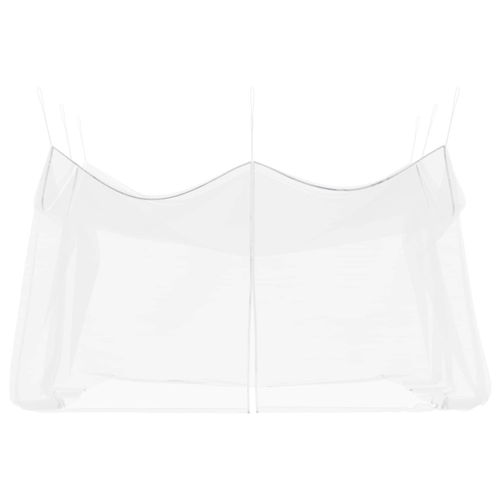 Produktbild för Trädgårdsmyggnät 156 Mesh Vit 3 x 4,5 x 2,5 m Polyester