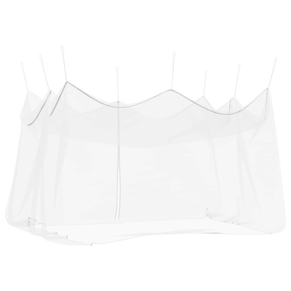 Produktbild för Trädgårdsmyggnät 156 Mesh Vit 3 x 4,5 x 2,5 m Polyester