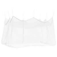Produktbild för Trädgårdsmyggnät 156 Mesh Vit 3 x 4,5 x 2,5 m Polyester