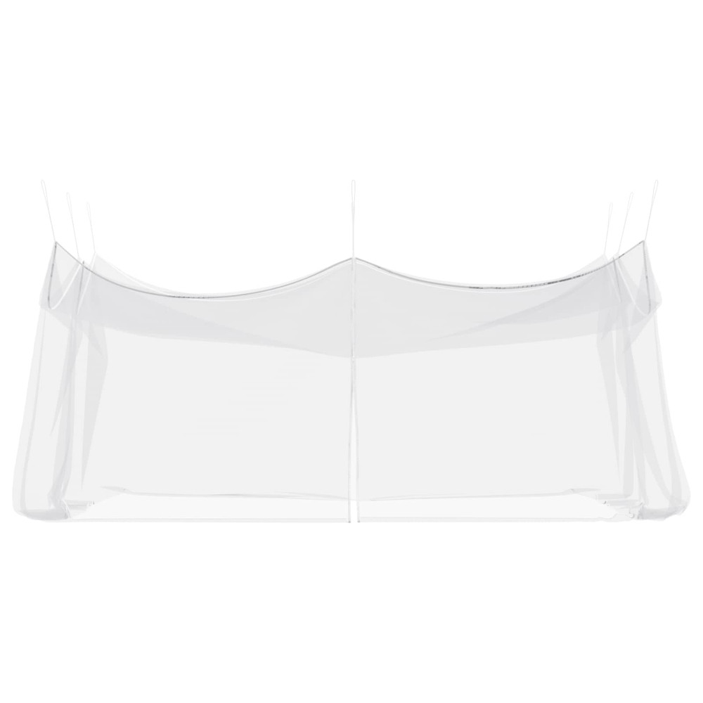 Produktbild för Trädgårdsmyggnät 156 Mesh Vit 3 x 6 x 2,5 m Polyester