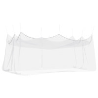 Produktbild för Trädgårdsmyggnät 156 Mesh Vit 3 x 6 x 2,5 m Polyester