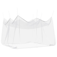 Produktbild för Trädgårdsmyggnät 156 Mesh Vit 4 x 4 x 2,5 m Polyester