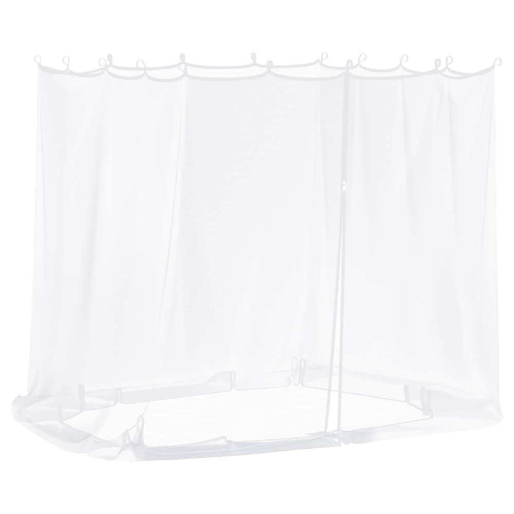 Produktbild för Myggnät för lusthus 220 mesh Vit 2 x 2 x 2 m Polyester