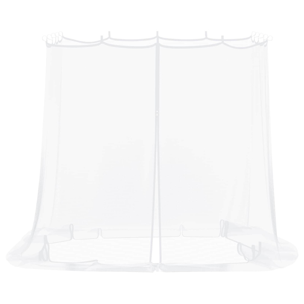 Produktbild för Myggnät för lusthus 220 mesh Vit 2 x 2 x 2 m Polyester