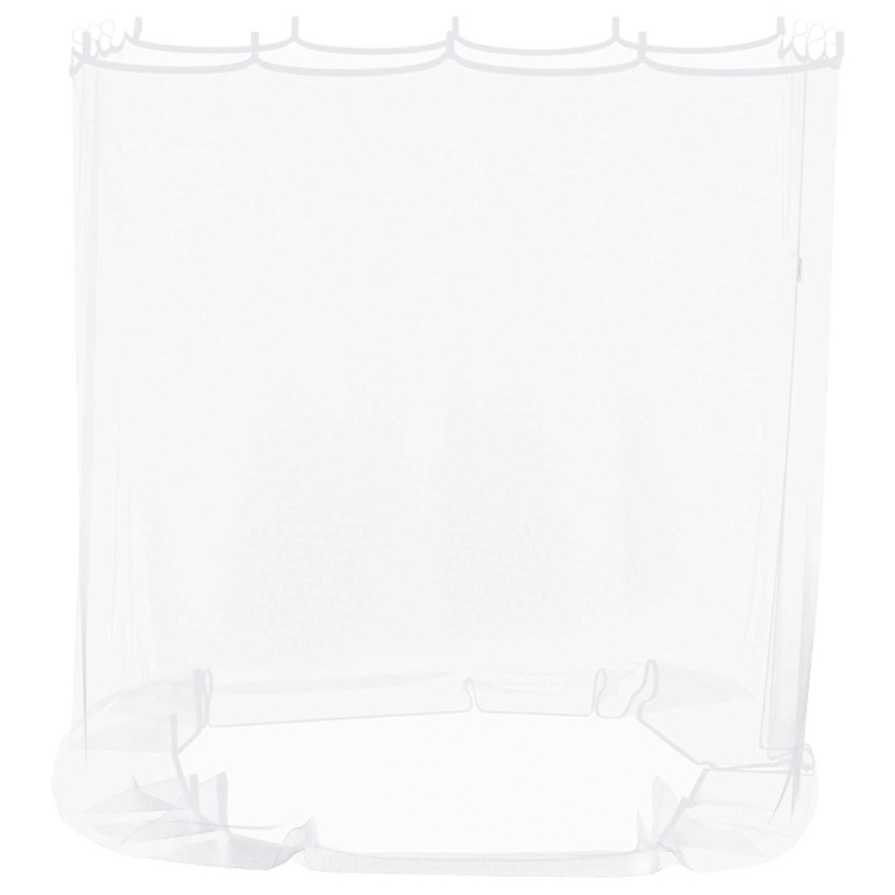 Produktbild för Myggnät för lusthus 220 mesh Vit 2 x 2 x 2 m Polyester
