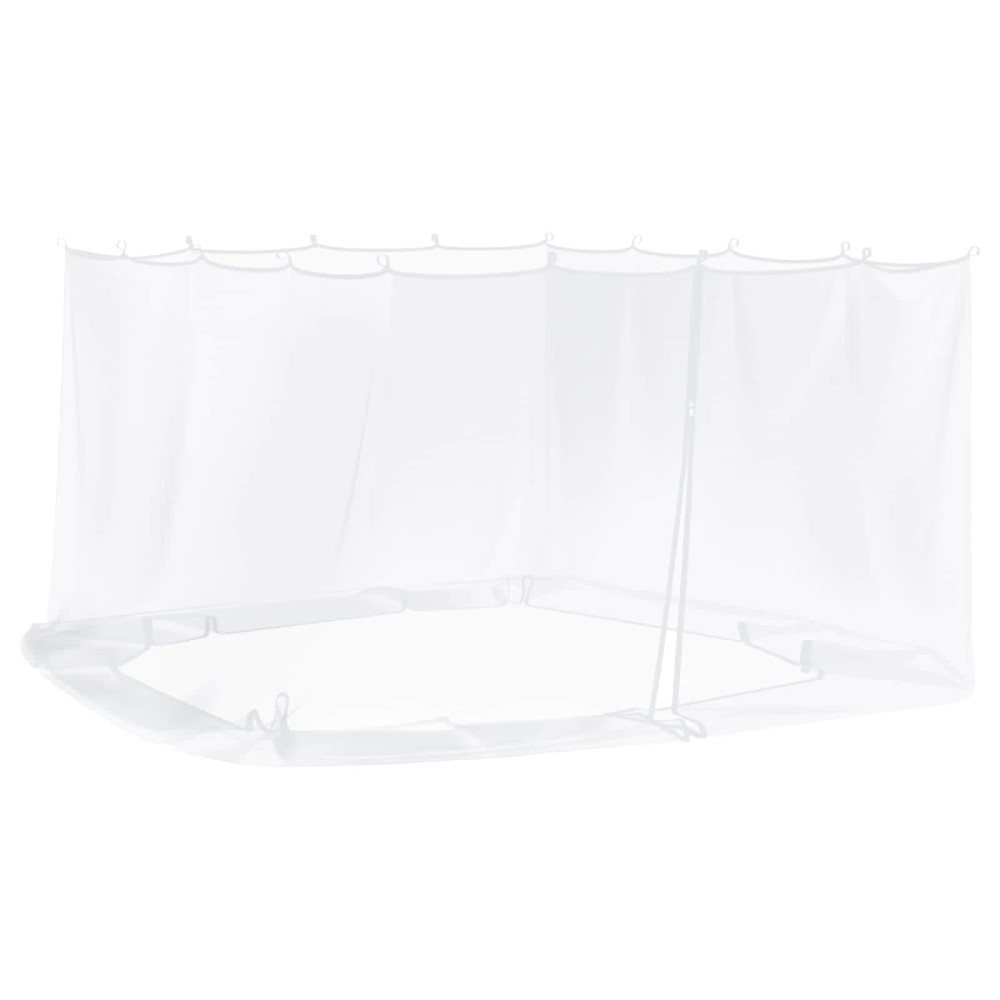 Produktbild för Myggnät för lusthus 220 mesh Vit 3,6 x 3,6 x 2 cm Polyester
