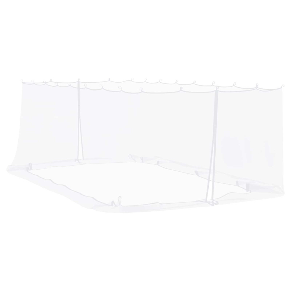 Produktbild för Myggnät för lusthus 220 mesh Vit 6 x 3 x 2 m Polyester