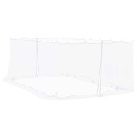 Produktbild för Myggnät för lusthus 220 mesh Vit 6 x 3 x 2 m Polyester