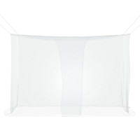 Produktbild för Myggnät för säng 156 nät 3 pcs Vit Polyester