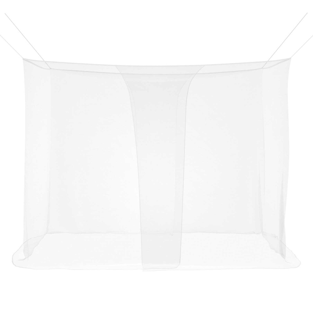 Produktbild för Myggnät för säng 156 nät 3 pcs Vit Polyester