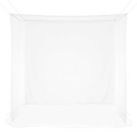 Produktbild för Myggnät för säng 156 nät 3 pcs Vit Polyester