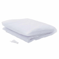 Produktbild för Myggnät för säng 156 nät 3 pcs Vit Polyester
