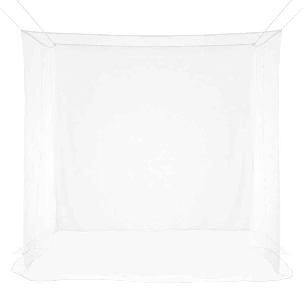 Produktbild för Myggnät för säng 156 nät 3 pcs Vit Polyester