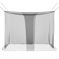 Produktbild för Myggnät för säng 156 nät 3 pcs Svart Polyester