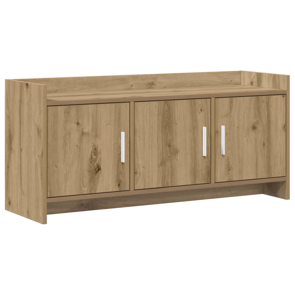 Produktbild för TV-skåp 102 x 33 x 47 cm Artisan-ek Konstruerat trä