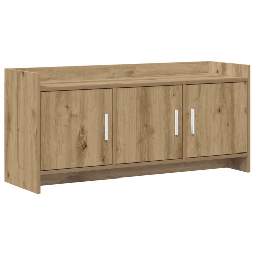 vidaXL TV-skåp 102 x 33 x 47 cm Artisan-ek Konstruerat trä