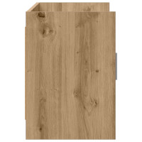Produktbild för TV-skåp 102 x 33 x 47 cm Artisan-ek Konstruerat trä