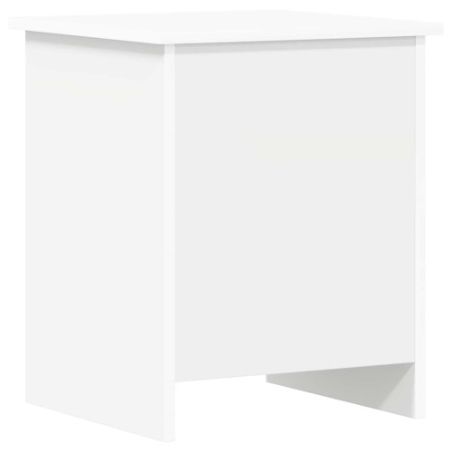 vidaXL Förvaringskista med lagring Vit 40 x 40 x 50 cm Konstruerat trä