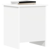Produktbild för Förvaringskista med lagring Vit 40 x 40 x 50 cm Konstruerat trä