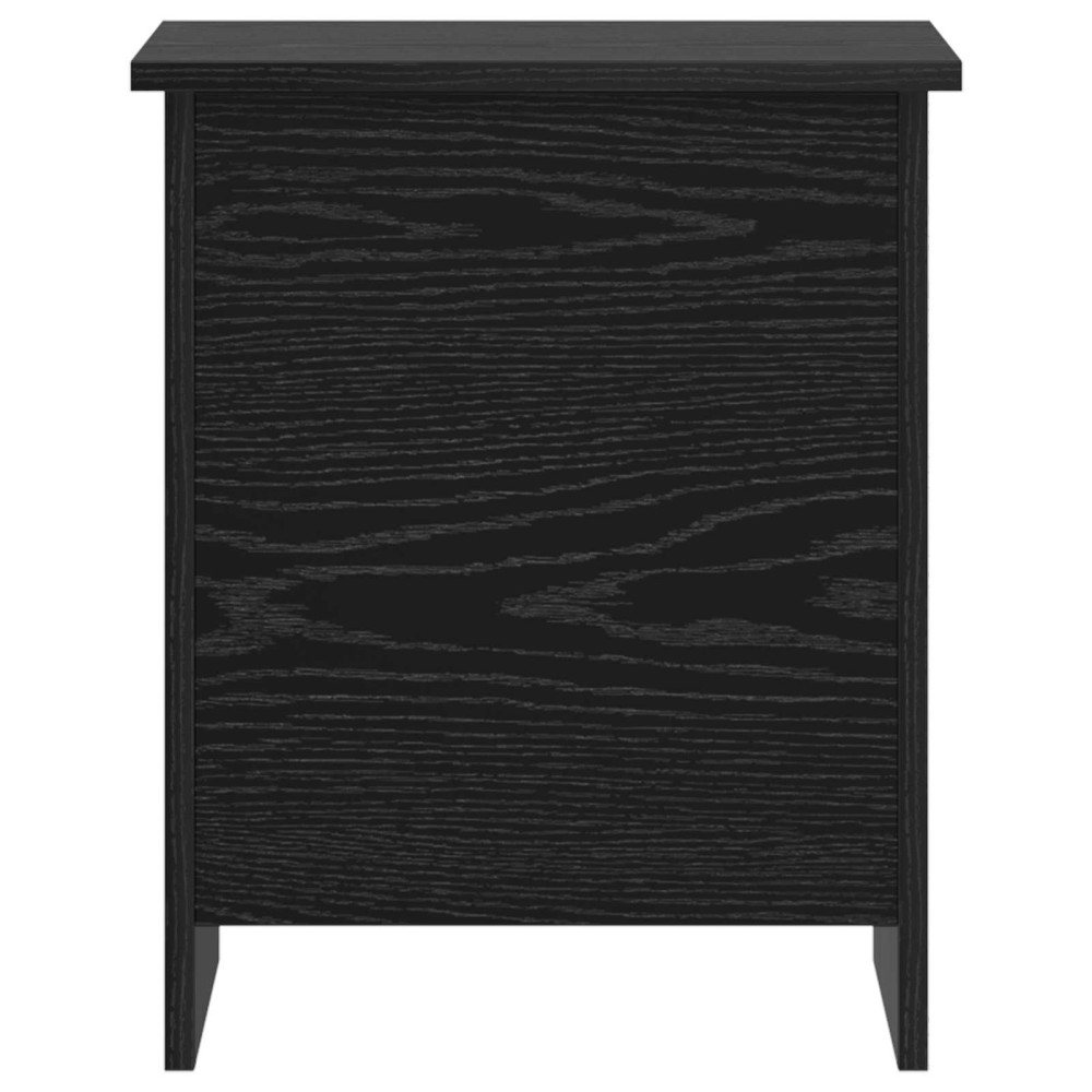 Produktbild för Förvaringskista Svart ek 40 x 40 x 50 cm Konstruerat trä