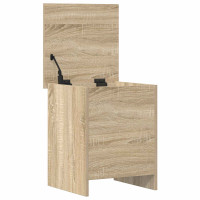 Produktbild för Förvaringskista Sonoma-ek 40 x 40 x 50 cm Konstruerat trä