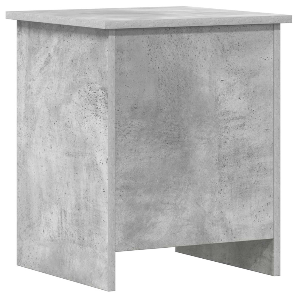 Produktbild för Förvaringskista Betonggrå 40 x 40 x 50 cm Konstruerat trä