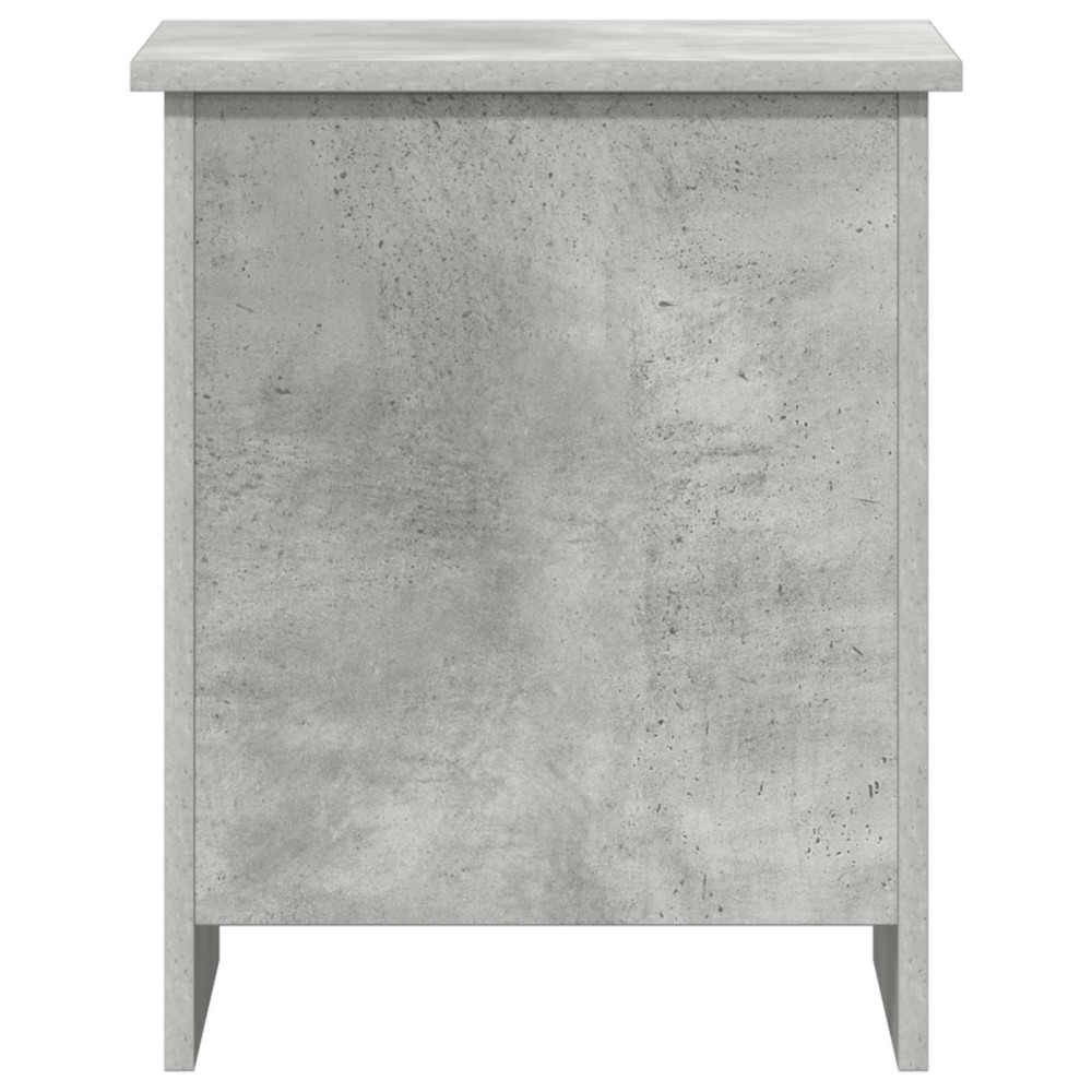 Produktbild för Förvaringskista Betonggrå 40 x 40 x 50 cm Konstruerat trä