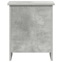 Produktbild för Förvaringskista Betonggrå 40 x 40 x 50 cm Konstruerat trä