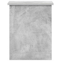 Produktbild för Förvaringskista Betonggrå 40 x 40 x 50 cm Konstruerat trä