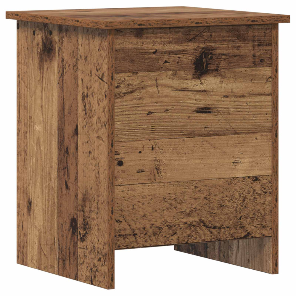 Produktbild för Förvaringskista Gammalt trä 40 x 40 x 50 cm Konstruerat trä