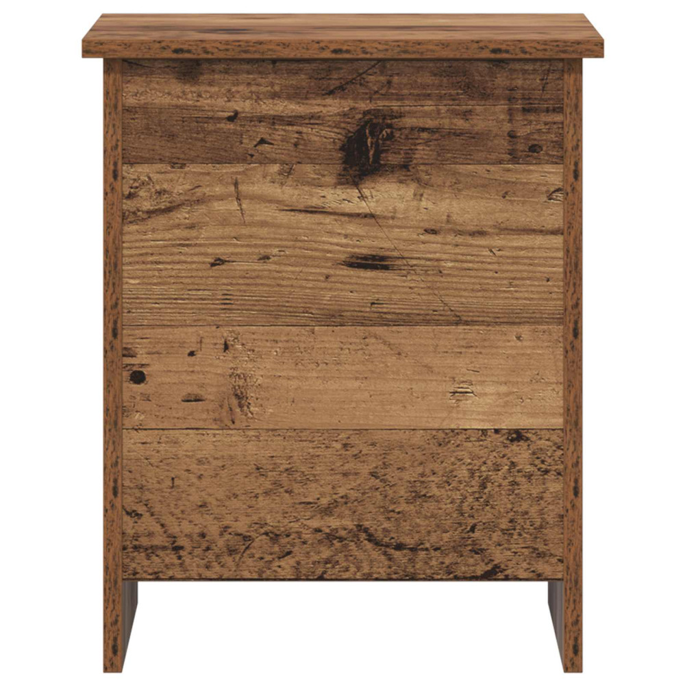 Produktbild för Förvaringskista Gammalt trä 40 x 40 x 50 cm Konstruerat trä