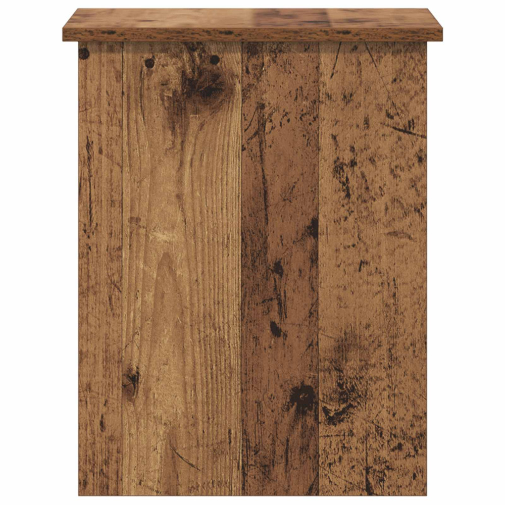 Produktbild för Förvaringskista Gammalt trä 40 x 40 x 50 cm Konstruerat trä