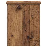 Produktbild för Förvaringskista Gammalt trä 40 x 40 x 50 cm Konstruerat trä