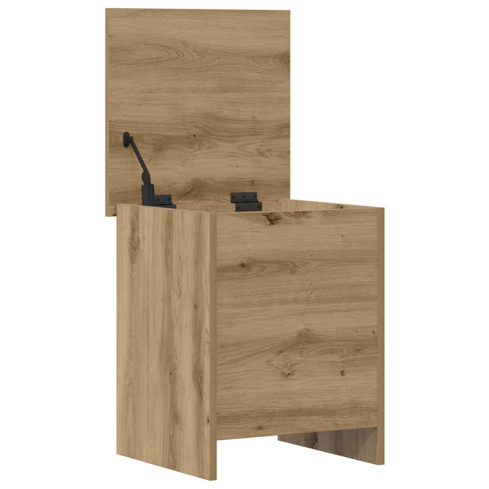 Produktbild för Förvaringskista Artisan-ek 40 x 40 x 50 cm Konstruerat trä