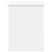 Produktbild för Förvaringskista med lagring Vit 60 x 40 x 50 cm Konstruerat trä