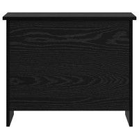Produktbild för Förvaringskista Svart ek 60 x 40 x 50 cm Konstruerat trä