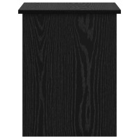 Produktbild för Förvaringskista Svart ek 60 x 40 x 50 cm Konstruerat trä