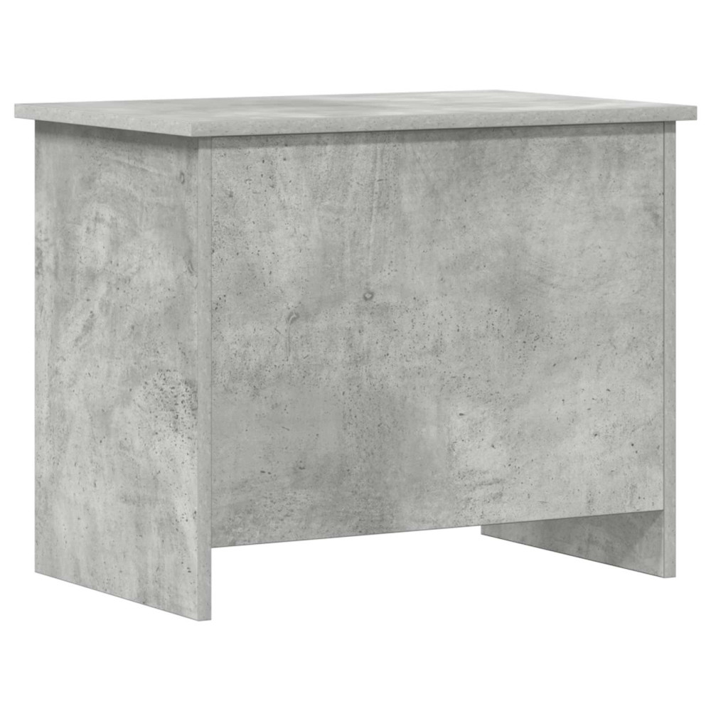 Produktbild för Förvaringskista Betonggrå 60 x 40 x 50 cm Konstruerat trä