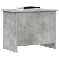 Produktbild för Förvaringskista Betonggrå 60 x 40 x 50 cm Konstruerat trä