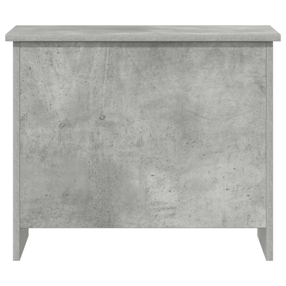 Produktbild för Förvaringskista Betonggrå 60 x 40 x 50 cm Konstruerat trä