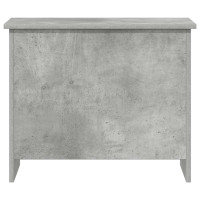 Produktbild för Förvaringskista Betonggrå 60 x 40 x 50 cm Konstruerat trä