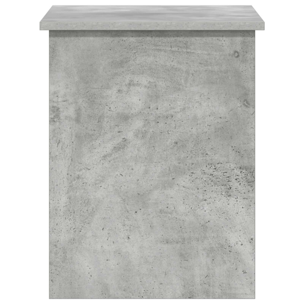 Produktbild för Förvaringskista Betonggrå 60 x 40 x 50 cm Konstruerat trä